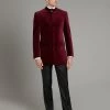 Ormonde Smoking Jacket - Burgundy -Clothing store OrmondeSmokingJacket Burgundy1 6845cf74 ebed 4df5 b95b c9fbc39ee13a