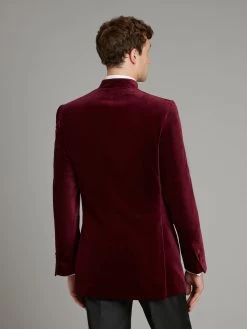 Ormonde Smoking Jacket - Burgundy -Clothing store OrmondeSmokingJacket Burgundy3 c844bc93 e131 4cfd 8ffd 47124b5b507e