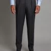 Pleated Suit Trousers - Grey Herringbone -Clothing store PleatedSuitTrousers GreyHerringbone 2401d6e4 9d0e 4bb2 a3b3 a077deb9e157