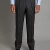 Pleated Suit Trousers - Plain Grey -Clothing store PleatedSuitTrousers PlainGrey 75bf8925 e0da 4275 a276 cf5c4fe7eb5b