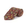Pure Silk Paisley Tie - Burgundy