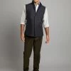 Reversible Gilet - Navy & Grey Loden -Clothing store ReversibleGilet NavyandGreyLoden
