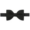 Silk Barathea Bow Tie Ready Tied - Black