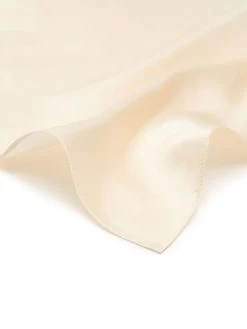Twill Silk Pocket Square - Ivory