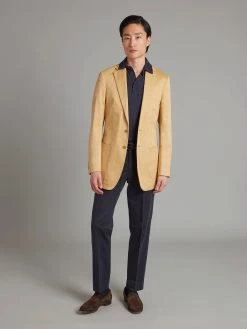 Unstructured Cotton Jacket - Beige