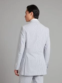 Unstructured Seersucker Suit - Navy/White Stripe -Clothing store Unstructured Seersucker Jacket Navy white stripe 08 0e512960 1a5f 4baa 9175 3753924ef704