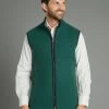 Wool Fleece Gilet - Forest Green -Clothing store WoolFleeceGilet ForestGreen