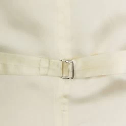 Double Breasted Wool Waistcoat With Piping - Yellow -Clothing store a yellow clasp f6201212 0885 4ed8 b6fe b71e5dd50c56