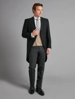 Un-Lined Mohair Morning Coat - Black -Clothing store bhly5hvff1ip9w3cnwa8