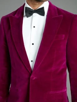 Carlyle Velvet Jacket - Raspberry -Clothing store carlyle velvet jacket rasberry 3 c2e270fe 120b 46c8 bdb1 509929809b6d