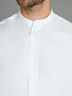Collarless Shirt - White -Clothing store collarless shirt white 1 51105084 dd03 4c8f 93ba 5092ae52877b