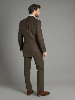 Country Jacket With Half Belt - Brown -Clothing store countryjacket3 12d9ce16 0a00 446e 9537 c4620e64f3ac