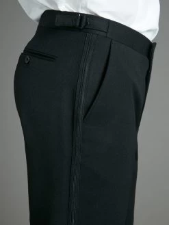 Flat Front Dinner Trousers - Black -Clothing store flat front dinner trousers black barathea 1 fcf83994 4e67 4874 86e7 39a021bfcf78