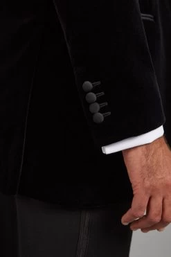 Carlyle Smoking Jacket - Black -Clothing store jvkji5m3pkorp96h14jl