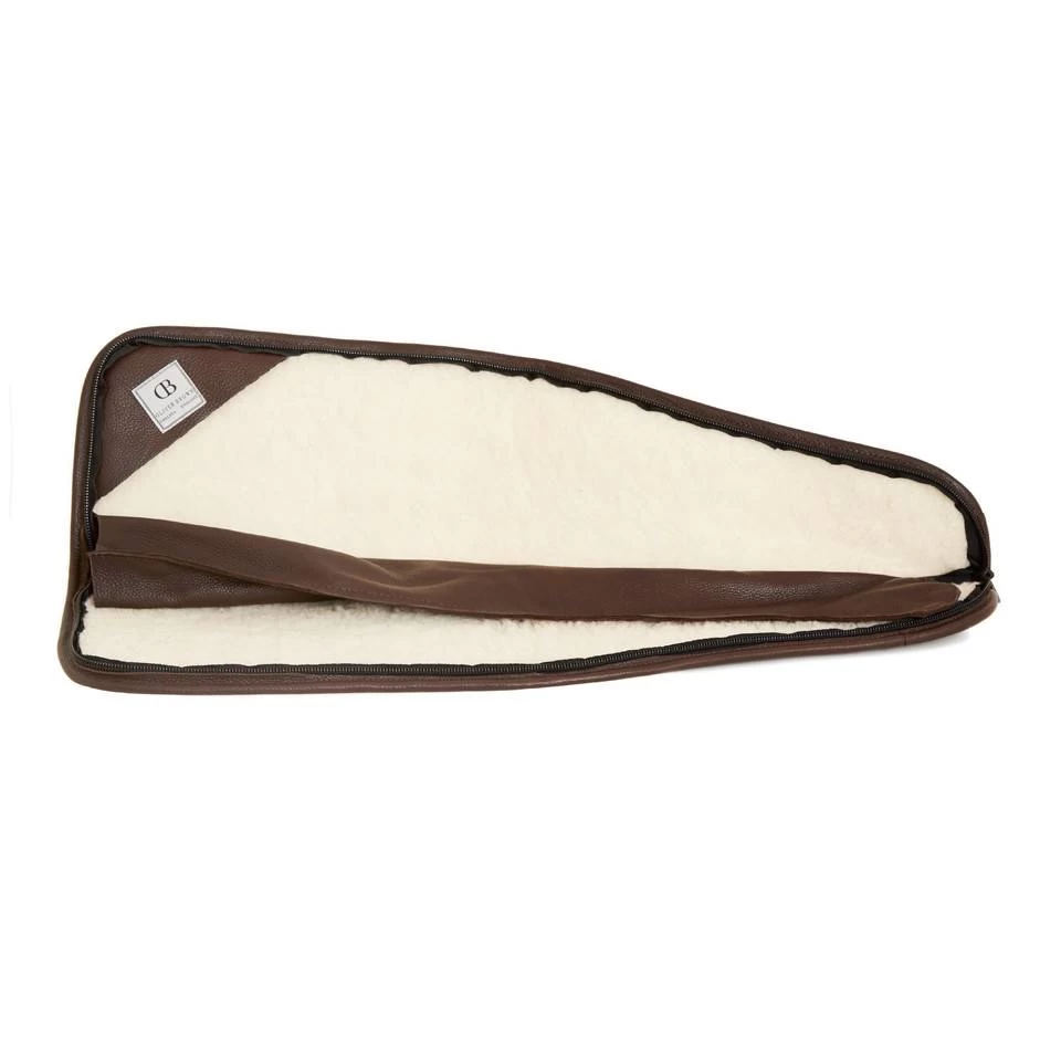 Mottled Leather Leg O'Mutton Gun Slip - Brown 4 Mottled Leather Leg O'Mutton Gun Slip - Brown - Image 2