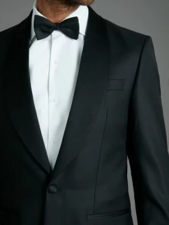 Luxury Whittaker Dinner Jacket - Black Wool/Silk -Clothing store luxury whittaker dinner jacket silk wool black 3 c713777c 7a6a 469a 874e 2463532dcc1a