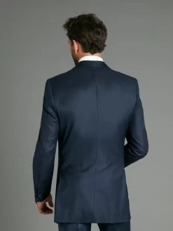 Luxury Whittaker Dinner Jacket - Navy Wool/Silk -Clothing store luxury whittaker dinner jacket silk wool navy 2 3ba75ee9 87f5 4c77 befc 710129f7d575