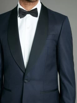 Luxury Whittaker Dinner Jacket - Navy Wool/Silk -Clothing store luxury whittaker dinner jacket silk wool navy 3 1be437d3 f629 45fa ae38 0a311a34f996