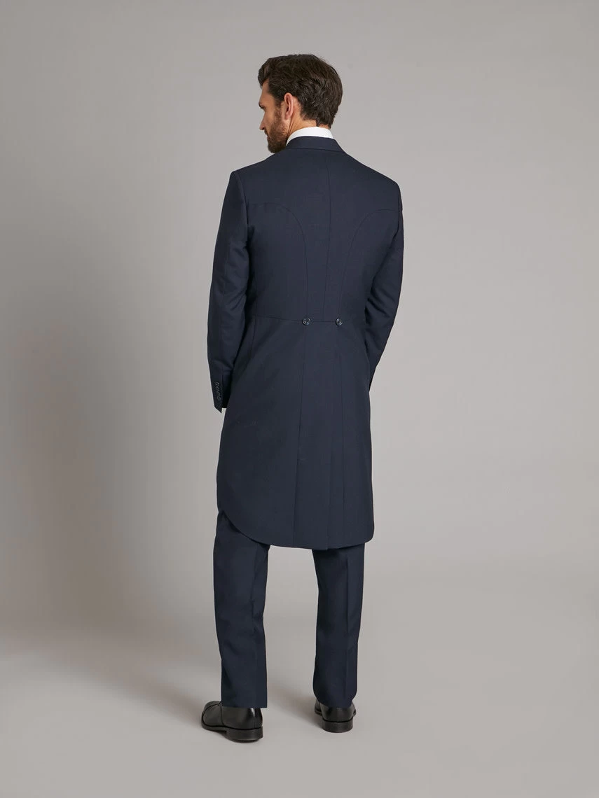 Morning Coat - Plain Navy 4 Morning Coat - Plain Navy - Image 2