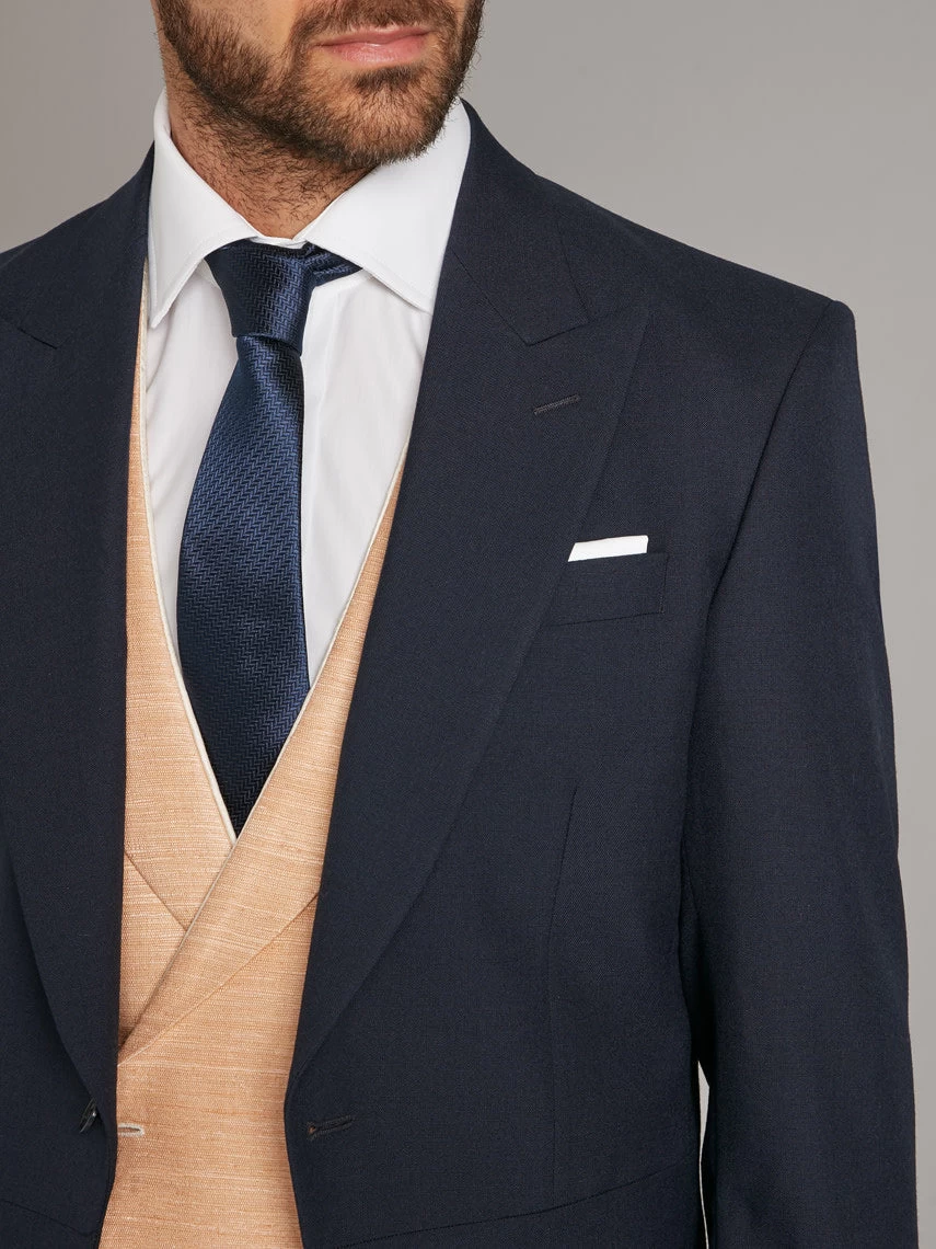 Morning Coat - Plain Navy 5 Morning Coat - Plain Navy - Image 3