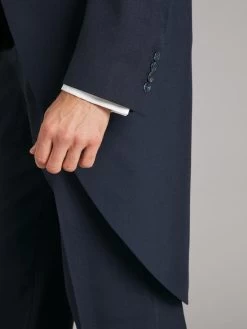 Morning Coat - Plain Navy 9 Morning Coat - Plain Navy -Clothing store mc3