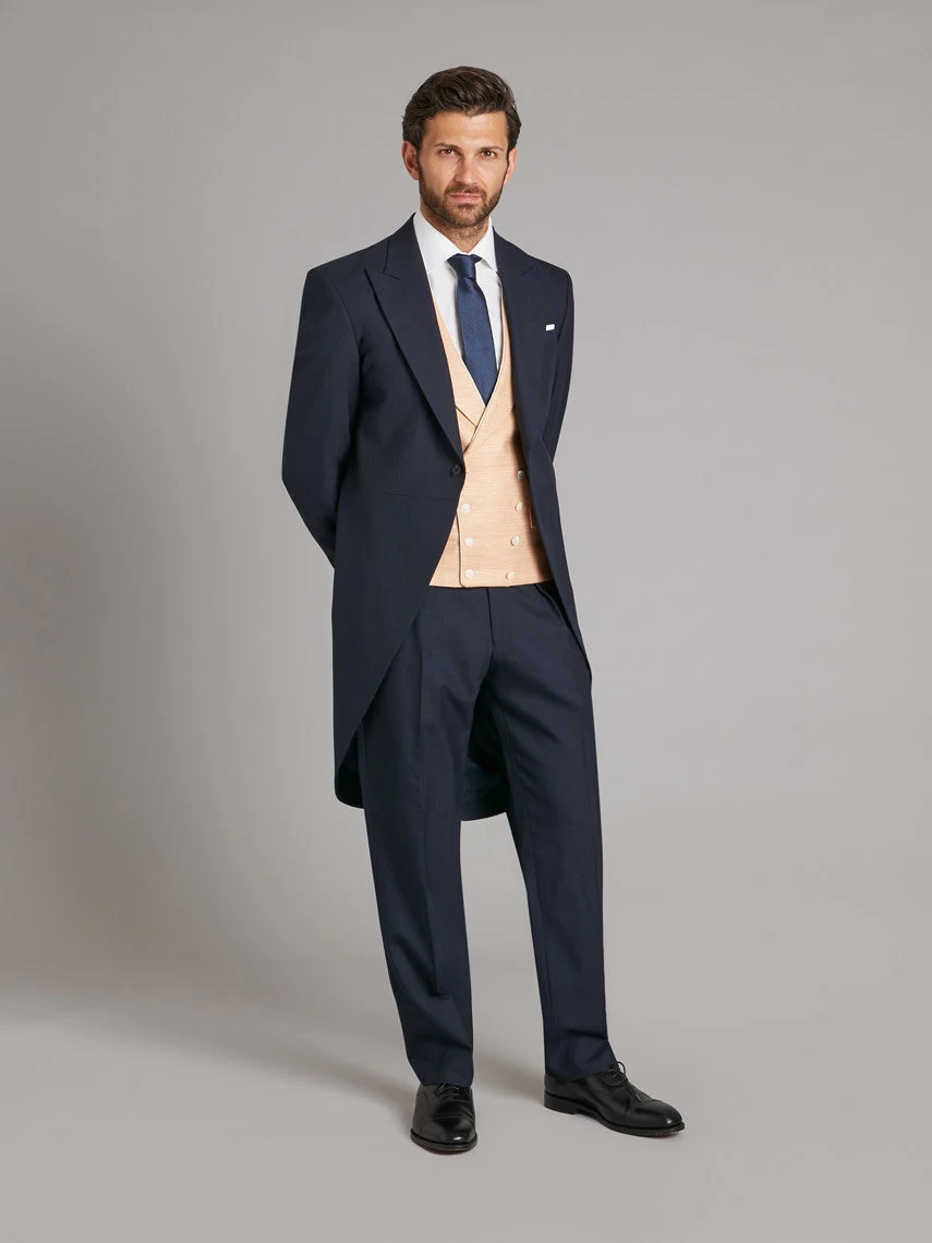 Morning Coat - Plain Navy 3 Morning Coat - Plain Navy