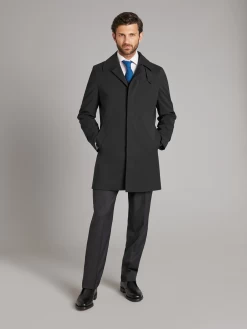 Oxley Raincoat - Loro Piana Black