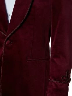 Pembroke Smoking Jacket - Burgundy -Clothing store pambroke smoking jacket burgundy detail 4a921d79 53bf 41a3 8e36 95a0cc62b41c