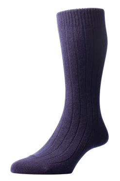 Pantherella Cashmere Socks - Navy