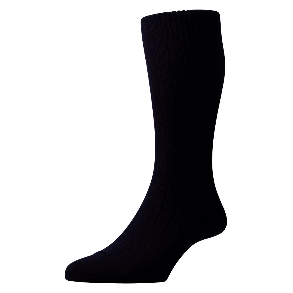 Pantherella Cashmere Socks - Black 3 Pantherella Cashmere Socks - Black