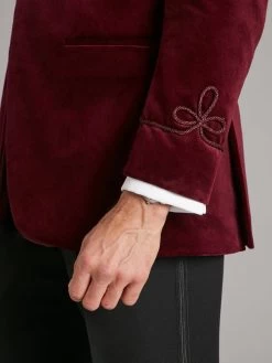 Pembroke Smoking Jacket - Burgundy -Clothing store pembroke smoking jacket burgundy 4 39fe8234 f1ad 40ef 9a88 b537e13e22d8