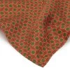 Floral Silk Pocket Square - Red