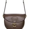 Best Leather Cartridge Bag - Dark Brown