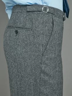 Pleated Morning Trousers - Flecked Mid Grey -Clothing store pleated morning trousers flecked mid grey 026ca8ca 3370 4ea8 bc7f 284ea6a3139d