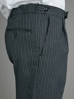 Pleated Morning Trousers - Classic Striped -Clothing store pleated trousers classic striped 1a591f0a effd 4b47 aa9f 49120fce1ad9