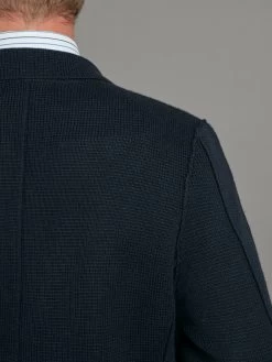 Fine Merino Wool Cardigan - Dark Navy -Clothing store rudston jacket dark navy 3 a677acfe b261 4781 a1d6 e6a564829ed4