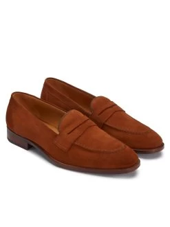 Oliver Brown Loafers - Suede Brown