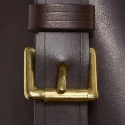 Single Best Leather Gun Slip- Dark Brown -Clothing store single best leather gunslip5