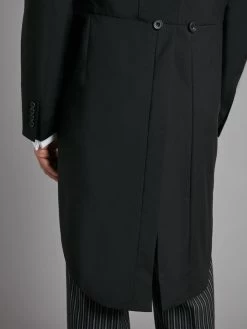 Un-Lined Mohair Morning Coat - Black -Clothing store sjbawdprjnglisqni0zy