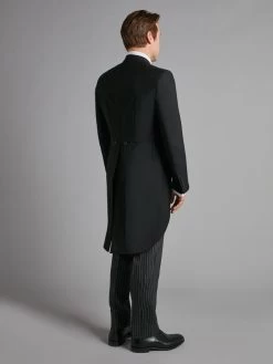 Un-Lined Mohair Morning Coat - Black -Clothing store svqyd7n1tzplsvxrpacg