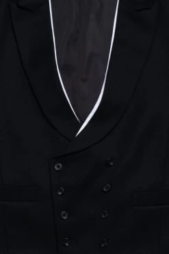Double Breasted Morning Waistcoat - Black -Clothing store untitled 04273 9449d476 99ea 4fcf b67e d26a25d1c108