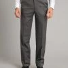 Flat Front Luxury Morning Trousers - Light Grey -Clothing store wAwv BBw